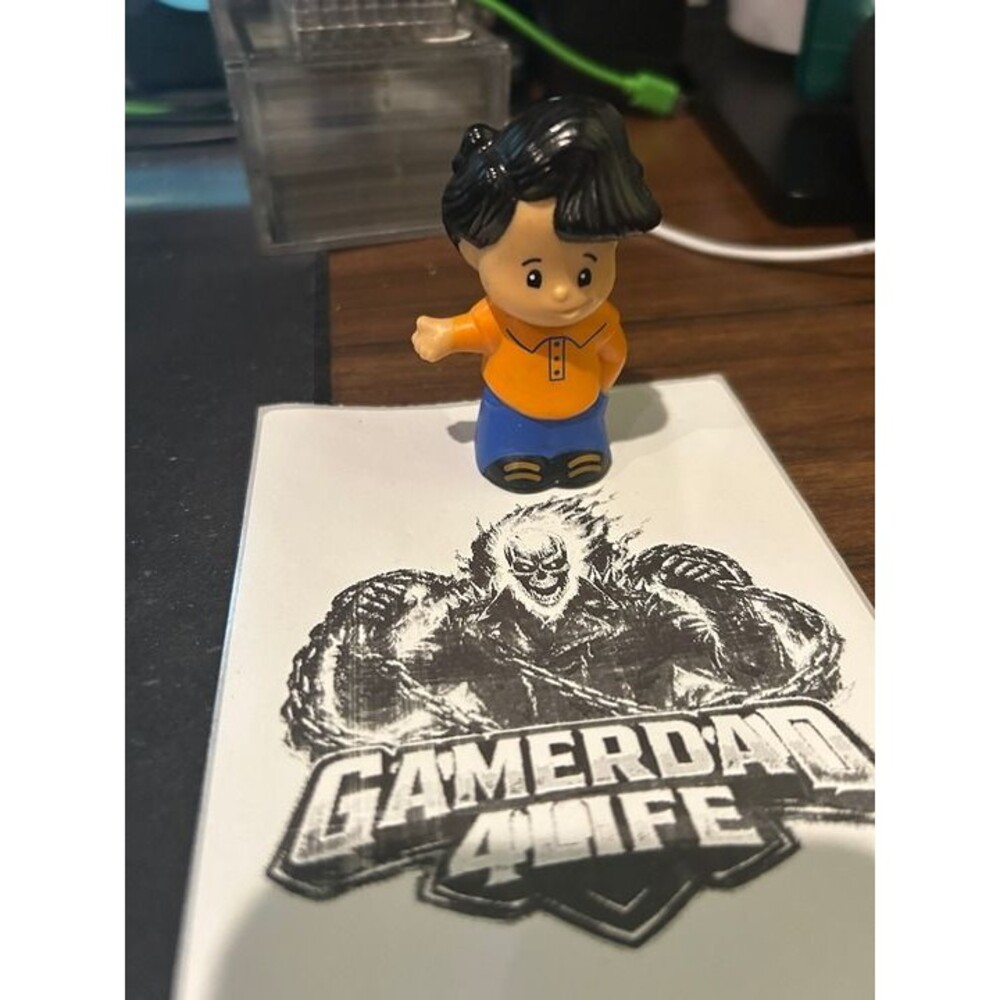 Fisher Price Little People KOBY Boy Black Hair Village Town School Bus Child 12